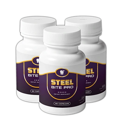 Steel Bite Pro three bottle supply package